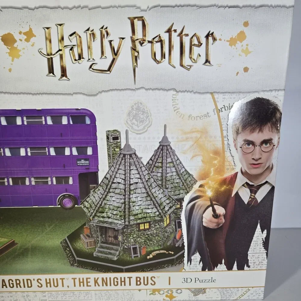 Harry Potter 3D Wizarding World The Burrow Hagrid’s Hut The Knight’s Bus New
